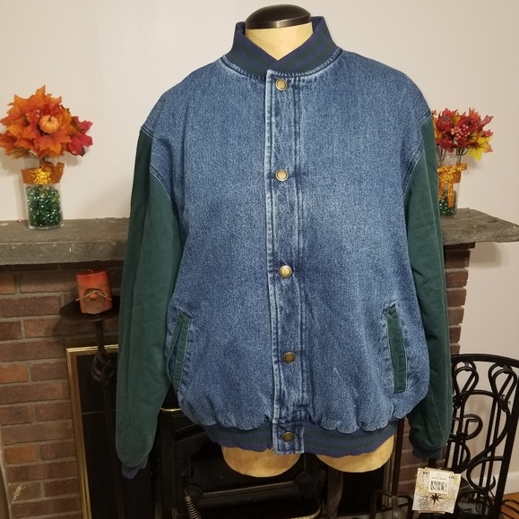 yukon trail Other - Vintage Yukon Trail Denim/ Khaki Button Up Jacket